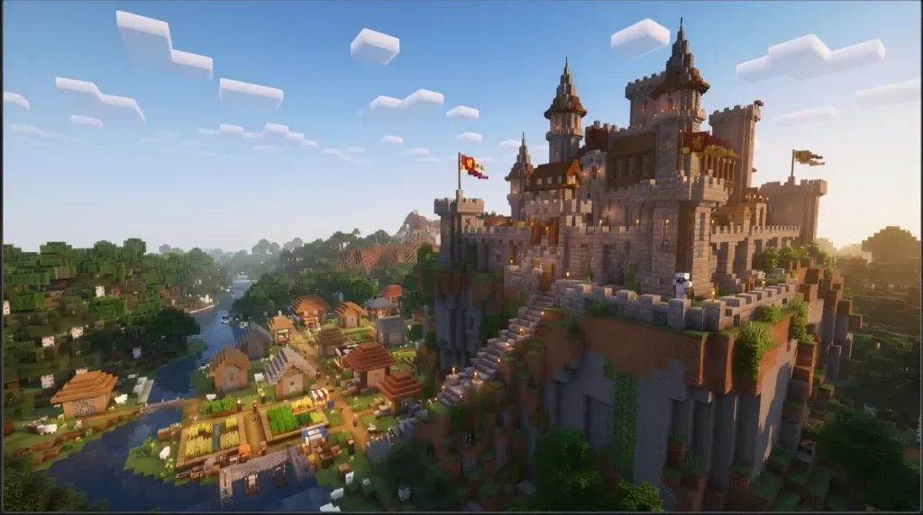 Minecraft game map